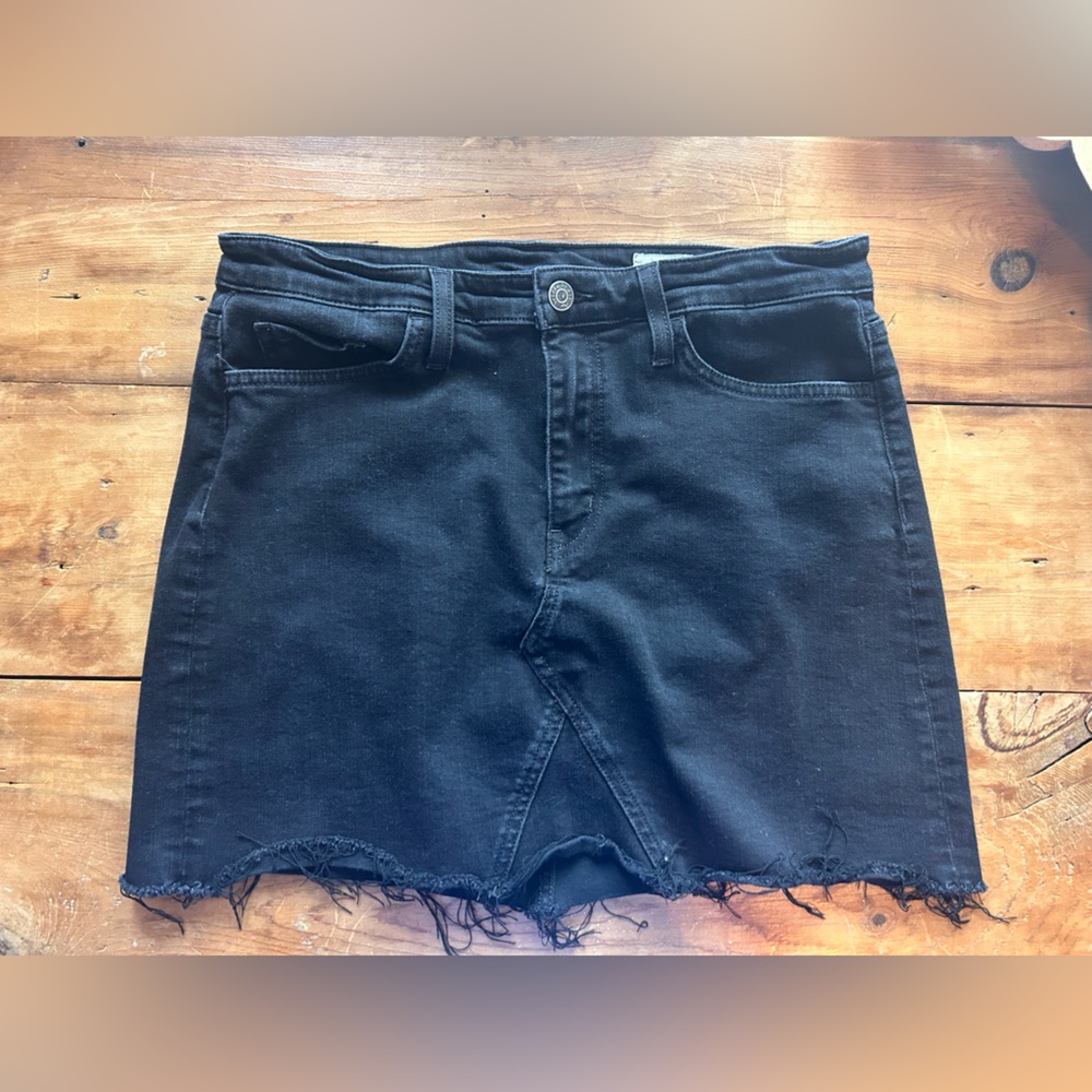 Bridge by GLY Black Denim Skirt